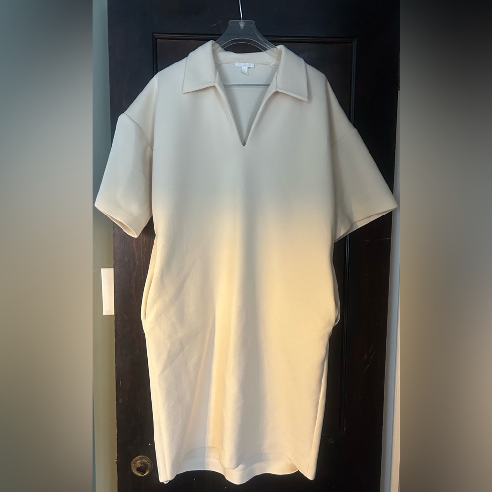 COS Cream scuba Dress size small - Picture 3 of 5